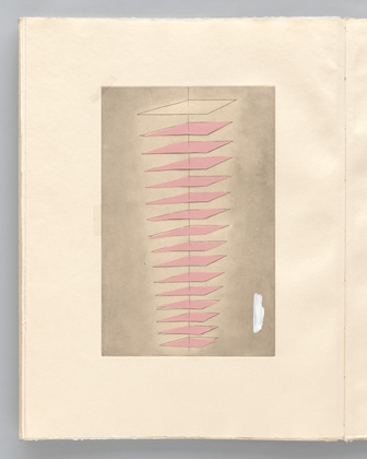 Louise Bourgeois. Untitled, plate 4 of 8, from the maquette of the illustrated book, the puritan. 1990