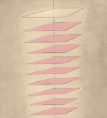 Louise Bourgeois. Untitled, plate 4 of 8, from the maquette of the illustrated book, the puritan. 1990