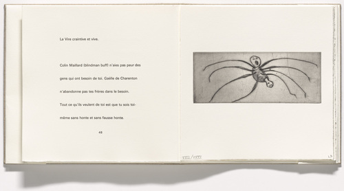 Louise Bourgeois. Untitled, plate 9 of 9, from the illustrated book, Ode &agrave; Ma M&egrave;re. 1995