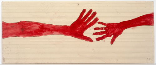 Louise Bourgeois. Untitled (no. 11) in 10 AM Is When You Come to Me (set 7), from the series of installation sets (1-10). 2006