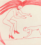 Louise Bourgeois. Untitled, plate 5 of 5, from the illustrated book, The Laws of Nature. c. 2006