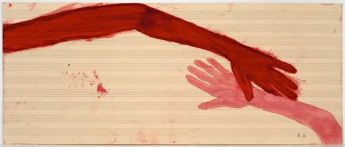 Louise Bourgeois. Untitled (no. 9) in 10 AM Is When You Come to Me (set 8), from the series of installation sets (1-10). 2006