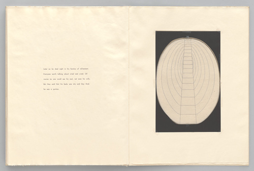 Louise Bourgeois. Untitled, plate 8 of 8, from the maquette of the illustrated book, the puritan. 1990