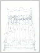 Louise Bourgeois. Seven in a Bed. 1996