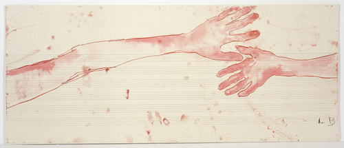 Louise Bourgeois. Untitled (no. 20) in 10 AM Is When You Come to Me (set 9), from the series of installation sets (1-10). 2007