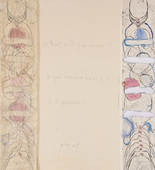 Louise Bourgeois. Untitled, no. 2 of 4, from the series, What Why When Where Who and How!! 2008