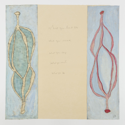 Louise Bourgeois. What You Look Like. 2007
