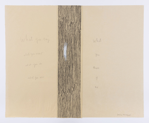 Louise Bourgeois. What You Think of Me. 2007