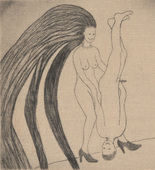 Louise Bourgeois. Untitled, plate 4 of 5, from the series, The Laws of Nature. c. 2003