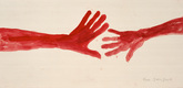 Louise Bourgeois. Untitled (no. 11) in 10 AM Is When You Come to Me (set 8), from the series of installation sets (1-10). 2006