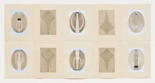 Louise Bourgeois. the puritan: study #22 of 59. 1990-1997
