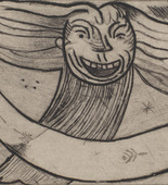 Louise Bourgeois. Greetings: Laughing Monster. 1946