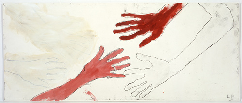 Louise Bourgeois. Untitled (no. 18) in 10 AM Is When You Come to Me (set 9), from the series of installation sets (1-10). 2007