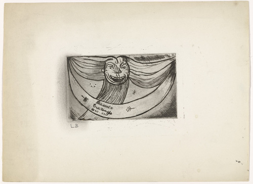 Louise Bourgeois. Greetings: Laughing Monster. 1946