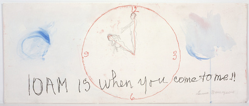 Louise Bourgeois. Untitled (no. 19) in 10 AM Is When You Come to Me (set 10), from the series of installation sets (1-10). 2007