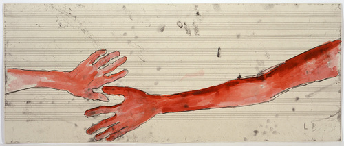 Louise Bourgeois. Untitled (no. 20) in 10 AM Is When You Come to Me (set 10), from the series of installation sets (1-10). 2007