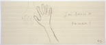 Louise Bourgeois. Untitled (no. 33) in 10 AM Is When You Come to Me (set 10), from the series of installation sets (1-10). 2007