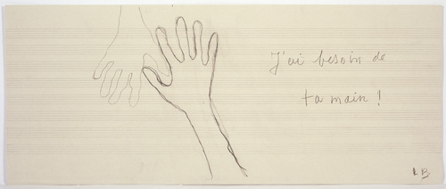 Louise Bourgeois. Untitled (no. 33) in 10 AM Is When You Come to Me (set 10), from the series of installation sets (1-10). 2007