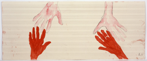 Louise Bourgeois. Untitled (no. 3) in 10 AM Is When You Come to Me (set 10), from the series of installation sets (1-10). 2007