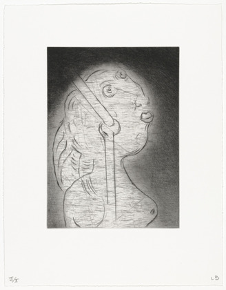 Louise Bourgeois. Untitled, plate 7 of 9, from the portfolio, The View from the Bottom of the Well. 1996
