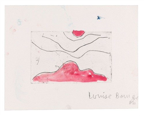 Louise Bourgeois. Paysage Rouge. 2006
