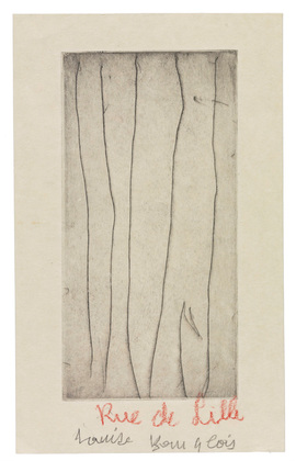 Louise Bourgeois. Rue de Lille. 2007
