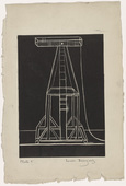 Louise Bourgeois. Plate 5 of 9, from the illustrated book, He Disappeared into Complete Silence. 1946-1947