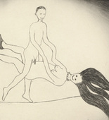Louise Bourgeois. Untitled, plate 1 of 5, from the illustrated book, The Laws of Nature. 2003