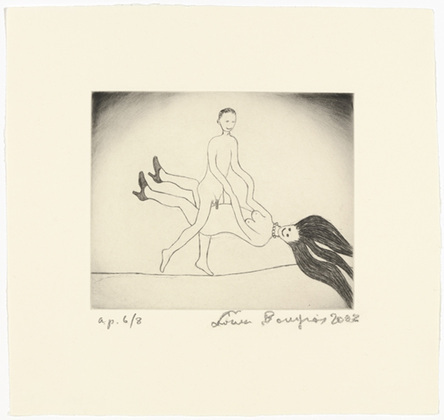 Louise Bourgeois. Untitled, plate 1 of 5, from the illustrated book, The Laws of Nature. 2003
