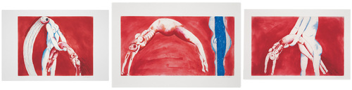 Louise Bourgeois. Triptych for the Red Room. 1994