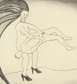 Louise Bourgeois. Untitled, plate 2 of 5, from the illustrated book, The Laws of Nature. 2003