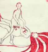 Louise Bourgeois. Untitled, plate 1 of 5, from the illustrated book, The Laws of Nature. 2000-2001