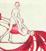 Louise Bourgeois. Untitled, plate 1 of 5, from the illustrated book, The Laws of Nature. 2000-2001