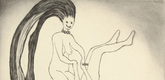 Louise Bourgeois. Untitled, plate 3 of 5, from the illustrated book, The Laws of Nature. 2003
