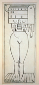 Louise Bourgeois. Femme Maison. 1947