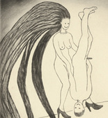 Louise Bourgeois. Untitled, plate 4 of 5, from the illustrated book, The Laws of Nature. 2003