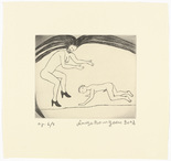 Louise Bourgeois. Untitled, plate 5 of 5, from the illustrated book, The Laws of Nature. 2003