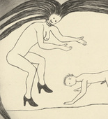 Louise Bourgeois. Untitled, plate 5 of 5, from the illustrated book, The Laws of Nature. 2003