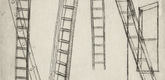 Louise Bourgeois. Plate 8 of 9, from the illustrated book, He Disappeared into Complete Silence, first edition. 1946-1947
