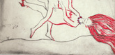 Louise Bourgeois. Untitled, plate 1 of 5, from the illustrated book, The Laws of Nature. 2000-2001