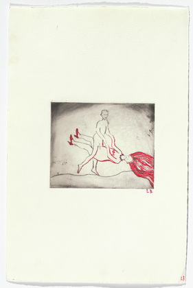 Louise Bourgeois. Untitled, plate 1 of 5, from the illustrated book, The Laws of Nature. 2000-2001