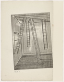 Louise Bourgeois. Plate 8 of 9, from the illustrated book, He Disappeared into Complete Silence, first edition. 1946-1947