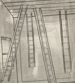 Louise Bourgeois. Plate 8 of 9, from the illustrated book, He Disappeared into Complete Silence, first edition. 1946-1947