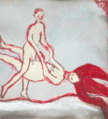 Louise Bourgeois. Untitled, plate 1 of 5, from the illustrated book, The Laws of Nature. 2000-2001