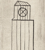 Louise Bourgeois. Plate 1 of 9, from the illustrated book, He Disappeared into Complete Silence, first edition (Example 1). 1947