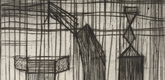 Louise Bourgeois. Plate 9 of 9, from the illustrated book, He Disappeared into Complete Silence. 1946-1947