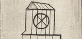 Louise Bourgeois. Plate 1 of 9, from the illustrated book, He Disappeared into Complete Silence, first edition (Example 1). 1947