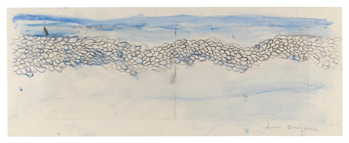 Louise Bourgeois. Untitled, no. 2 of 42 in La Rivi&egrave;re Gentille (set 1), from the series of installation sets (1-3). 2007
