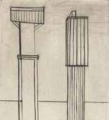 Louise Bourgeois. Plate 2 of 9, from the illustrated book, He Disappeared into Complete Silence, first edition (Example 1). 1947