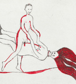 Louise Bourgeois. Untitled, plate 1 of 5, from the illustrated book, The Laws of Nature. 2001